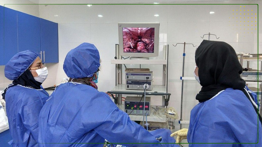  کارگاه آموزشی جراحی لاپاراسکوپی پیشرفته در اتاق عمل بیمارستان سینا 